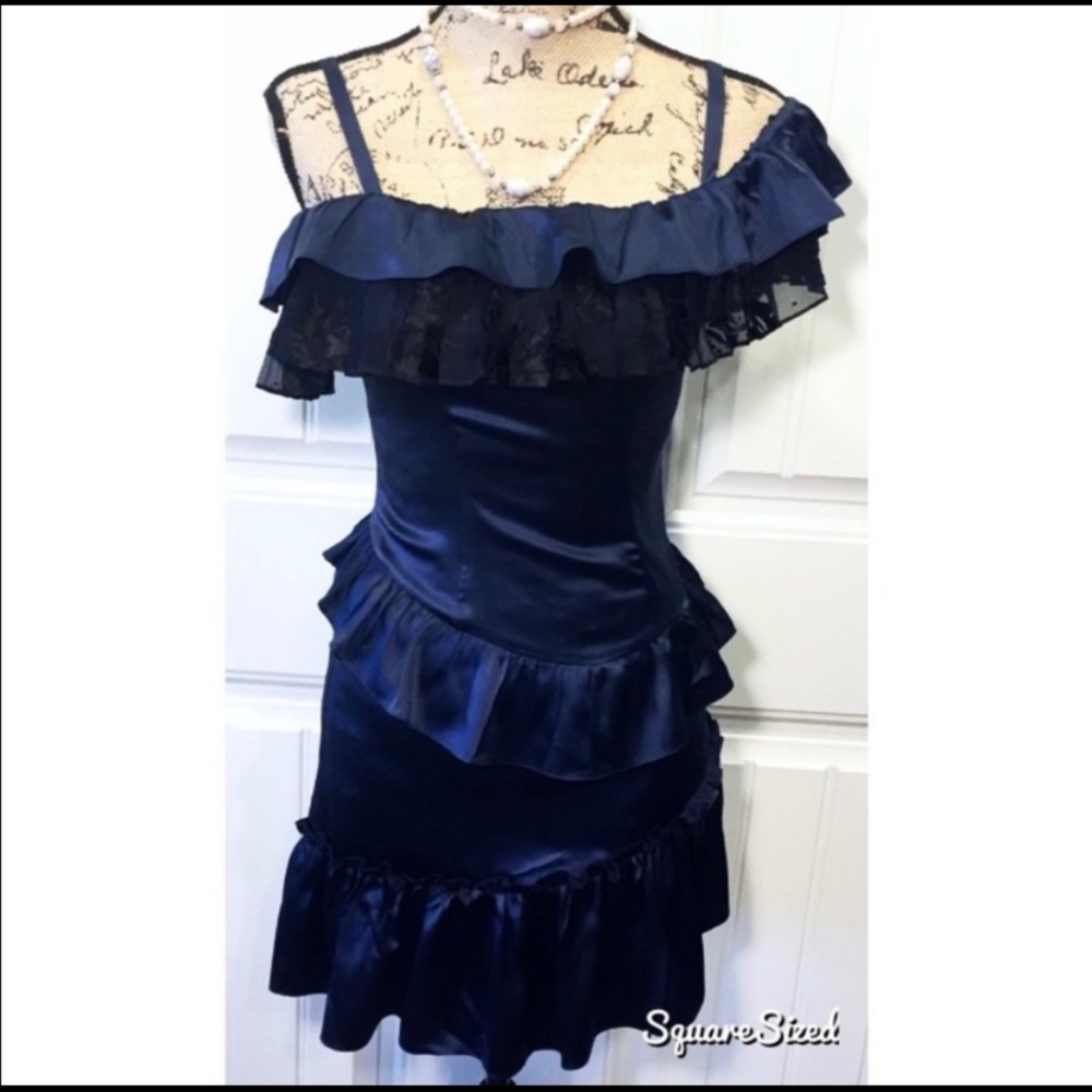 Betsey Johnson navy blue dress short